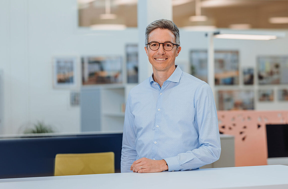 Mitarbeiterfoto von Christoph Rogger, Leiter Verkauf und Marketing der Zemp AG.