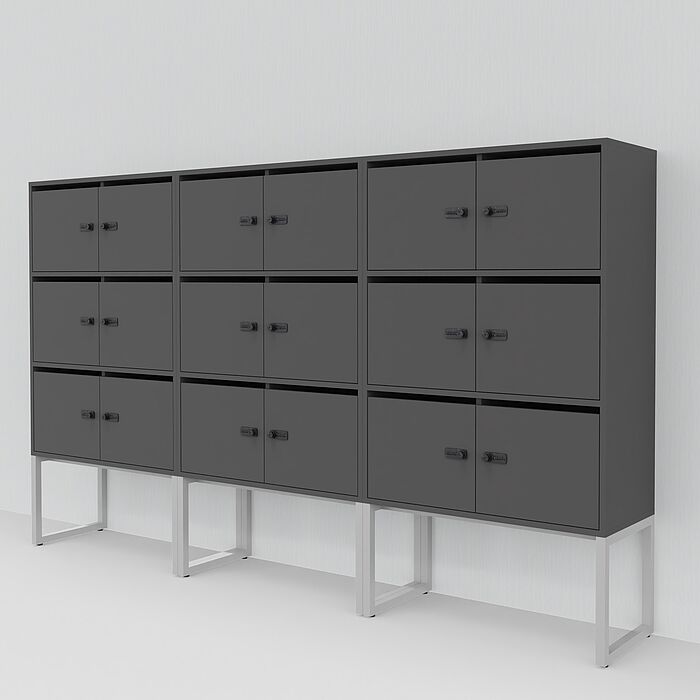 Locker auf Jochgestell